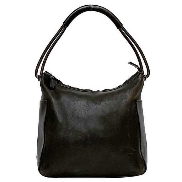 Gucci Bag business zipper Shoulder Leather Shoulder Brown Bag - Picture 1 of 9